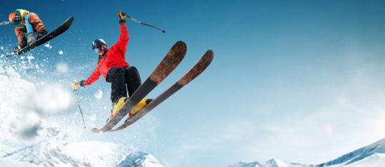 Sport-de-neige-à-la-montagne