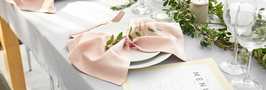 menu de mariage
